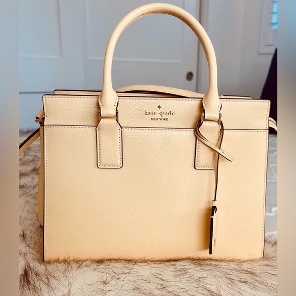 kate spade Handbags - Kate Spade Yellow Satchel Bag *free shipping*